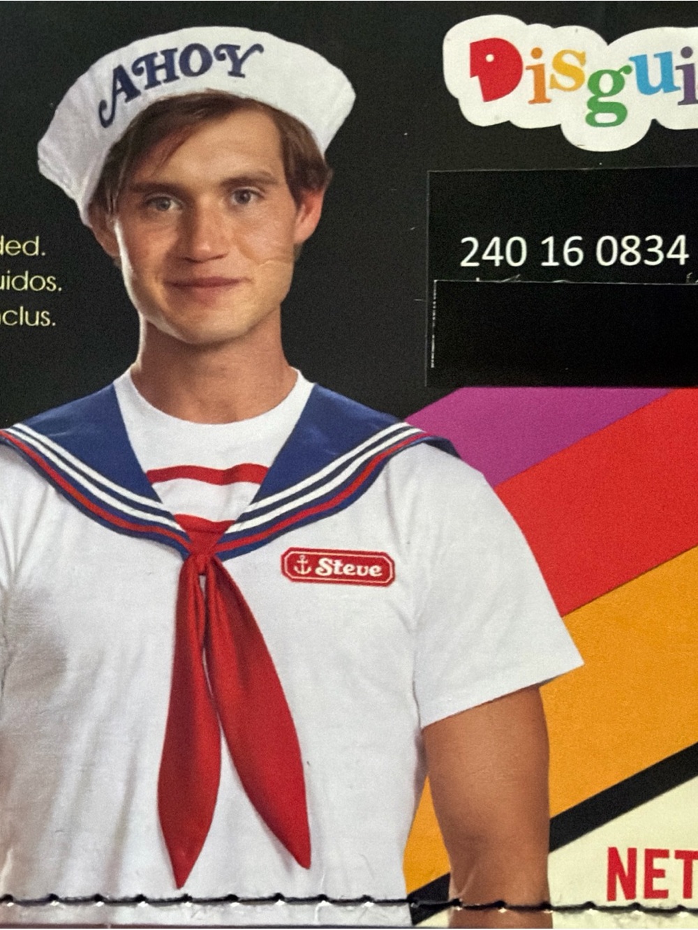 NEW Netflix / Target Stranger Things Steve Harrington Scoops Ahoy Costume Kit